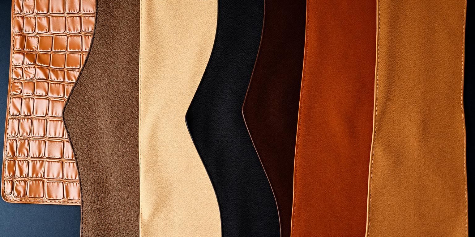 Exotic leather swatches
